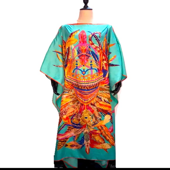 Kaftan Silk NEW - Picture 1 of 2